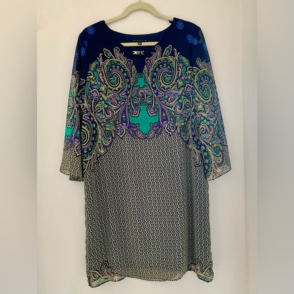 Tiana B. Paisley Women’s Mini Dress Size 16